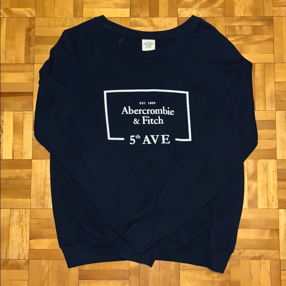 Abercrombie marine blue sweater